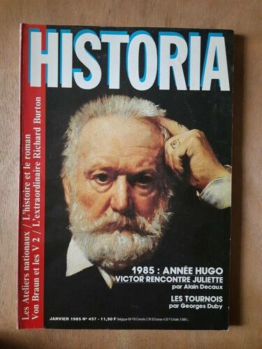 Historia Nº 457 Année Hugo Victor Rencontre Juliette Janvier 1985