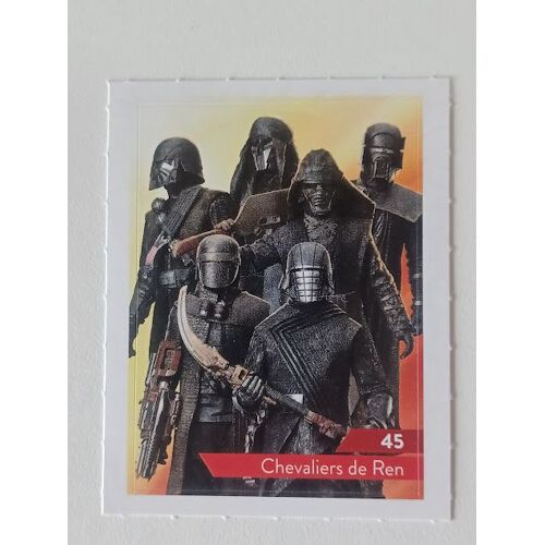 Sticker Neuf Star Wars - Leclerc 2019 - Carte Autocollant - N° 45 Chevaliers De Ren