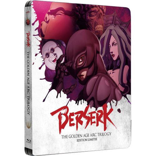 Berserk - The Golden Age Trilogy : Film 1 : L'oeuf Du Roi Conquérant + Film 2 : La Bataille De Doldrey + Film 3 : L'avent - Édition Steelbook - Blu-Ray