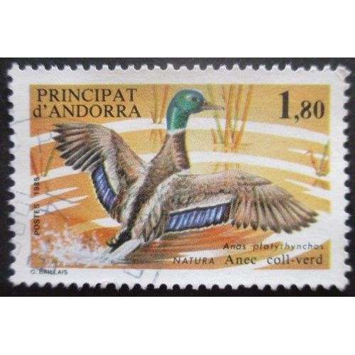 Andorre Francais N°342 Oiseau Oblitéré