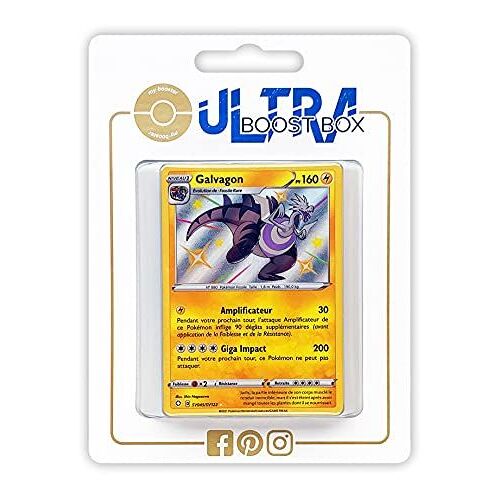 Galvagon Sv045 Shiny Chromatique - Ultraboost X Epée Et Bouclier 4 5 Destinées Radieuses - Coffret De 10 Cartes Pokémon Françaises