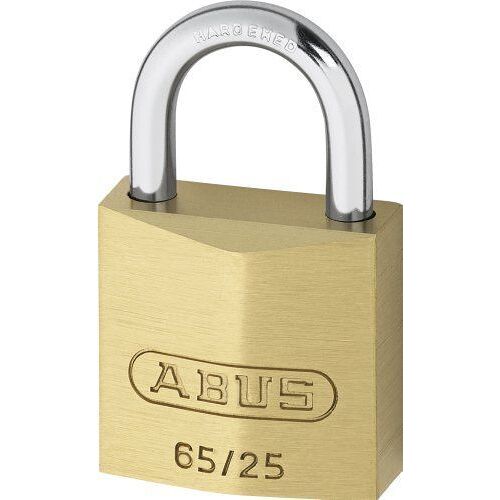 Cadenas à clé - laiton - anse cémentée - entrouvrant - 65/25 KA 6251 ABUS