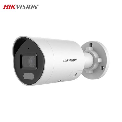 Caméra de Surveillance avec IA Hikvision DS-2CD2047G2H-LIU/SL (4mm) Mini Bullet 4MP Smart Hybrid Light, ColorVu & AcuSense Blanc