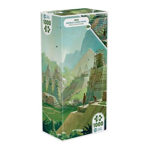 Puzzle 1000 Pièces Iello Twist Ancient Pyramids