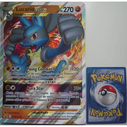 Lucario V Star Swsh214 Carte Jumbo