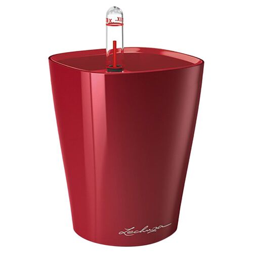 Pot De Table Mini-Deltini - Kit Complet, Rouge Scarlet Brillant Ø 10 X 13 Cm
