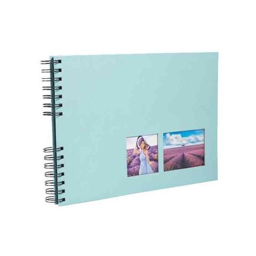 Exacompta Album Photos À Spirales Milano 320 X 220 Mm, Bleu
