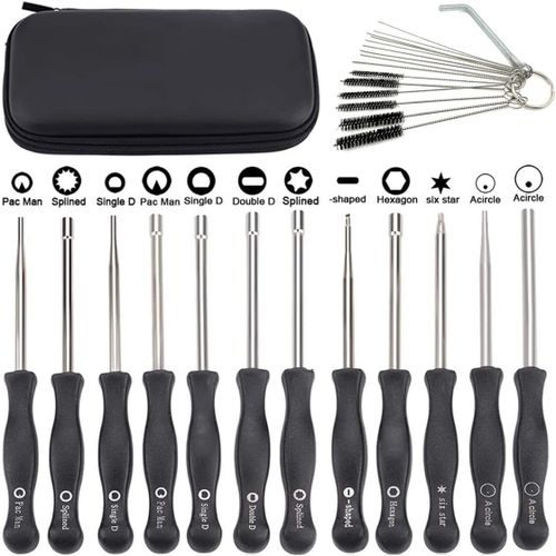 Lot de 12 Outils de réglage de carburateur pour Petit Moteur 2 Temps pour Husqvarna, STHIL pour débroussailleuse Echo tronçonneuse