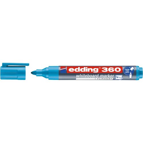 Edding Marqueur Pour Tableaux Blancs 360 Bleu Clair 1,5-3 Mm