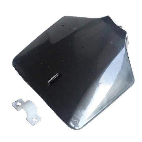 Blanc Noir Moto Plastique Fender Plaque D'immatriculation Avant Pour Kawasaki Klx110 Kx65 110cc 125cc 150cc 250cc Dirt Pit Bike-Noir
