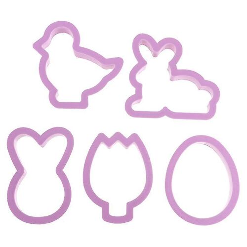 Lot De 10 Moules À Biscuits Sur Le Thème De Pâques ¿ Plastique Pp Écologique, Antiadhésif, Formes Amusantes Pour La Cuisson De Biscuits Et De Friandises