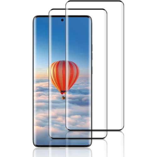 Cauc-Verre Trempé Pour Motorola Edge 60/60 Fusion/60 Pro,2 Pièces Vitre En Verre Trempé [3d Incurvé Couverture Complète][Haute Sensibilité] [Sans Bulless] Verre Trempé Film