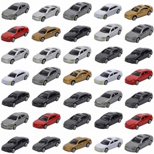 Sand Table Model Cars à l'échelle 1:87-50PCS Simulation Vehicles by
