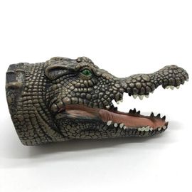 marionnette dinosaure-Jouet crocodile en caoutchouc souple pour enfants par