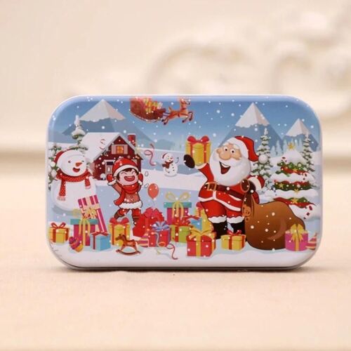 Jouet Puzzle En Bois De Noël-4 Pcs Cadeau De Père Noël Fait À La Main Pour Les Enfants