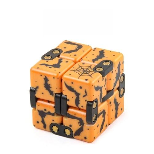 Magic Cube Finger Toy-3 PCS Halloween Spider Web Design-