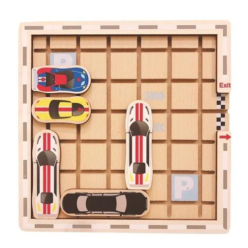Jouet De Jeu De Voiture En Mouvement-Jouet Éducatif En Bois Pour Les Enfants,Interaction Parent-Enfant