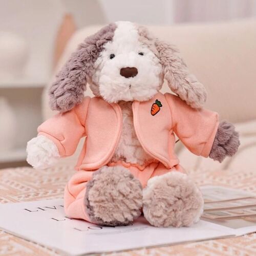 Mignon Teddy Peluche Jouet-Poupée Costume Orange Décorative Par