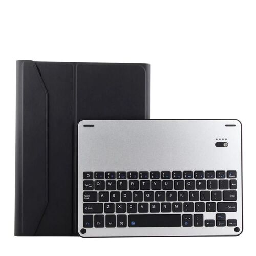 Housse de clavier Bluetooth pour iPad Pro 11"" (2018)-Détachable,Cuir,Réglable,Magnétique,Noir/Argent Noir Argent