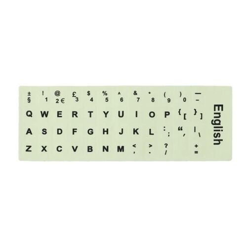 Autocollants lumineux pour clavier-3 pièces pour ordinateur portable et de bureau |