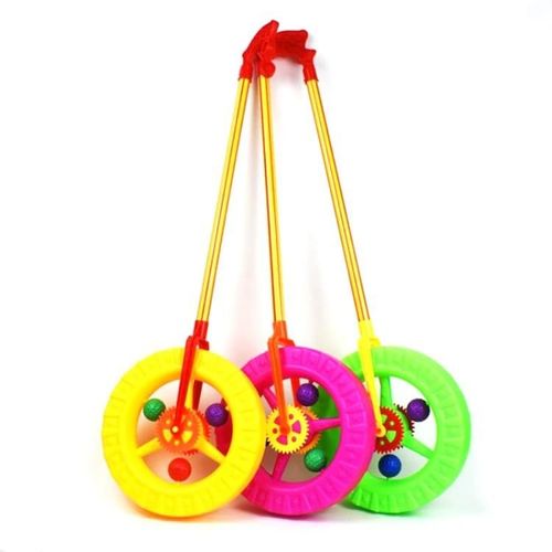 Chariot Trotteur Pour Bébé-Poussoir À Roue Unique,Livraison De Couleur Aléatoire-