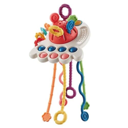 Bébé Puzzle Fun Doigt Pompage Jouets Illumination Premiers Jouets D'enseignement Octopus
