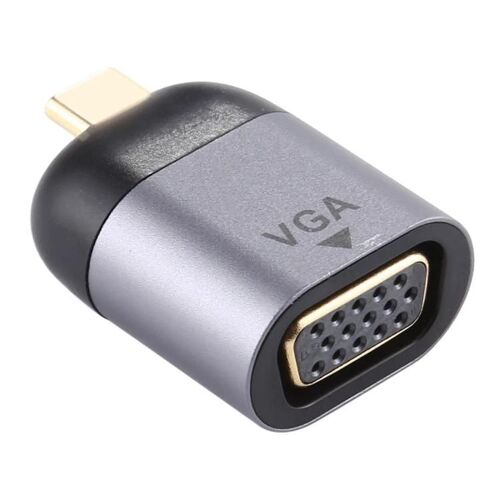 Adaptateur Type-C vers VGA-Convertisseur mâle vers DB15P femelle,