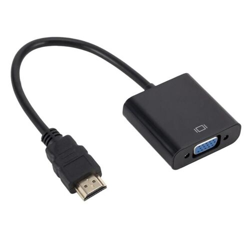 Convertisseur HDMI vers VGA avec audio-ZHQ008,Noir Noir