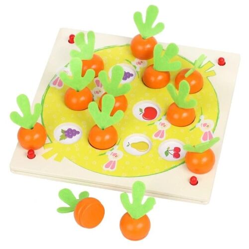 Jeu De Société D'échecs À Mémoire De Forme De Radis-12pcs Jouet Éducatif Pour Enfants