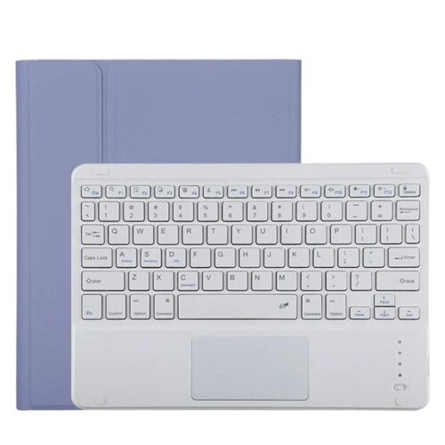 Étui-Clavier Bluetooth Pour Ipad Pro 11"" (2020)-Détachable,Pavé Tactile,Fente Pour Stylet,Violet Violet