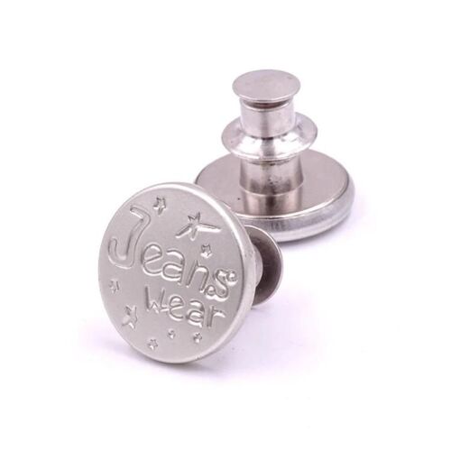Boutons De Jean Réglables De 17 Mm-20 Pièces Sans Ongles Et Amovibles,Style 10
