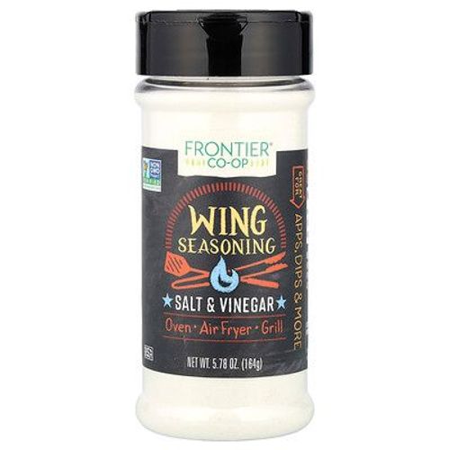 Frontier Co-Op, Assaisonnement Pour Ailettes, Sel Et Vinaigre, 164 G