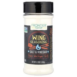 Frontier Co-Op, Assaisonnement Pour Ailettes, Sel Et Vinaigre, 164 G