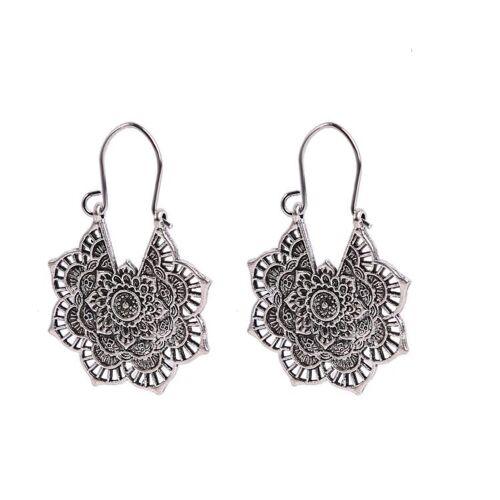 Boucles D'oreilles Turquoise De Style Ethnique-Simple Vintage Design By