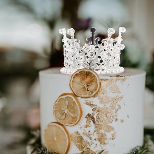 Couronne De Coiffe Argentée Pour Filles - Parfaite Pour Les Anniversaires, Les Bals De Fin D'année, Les Décorations De Gâteaux Et Les Occasions Spéciales