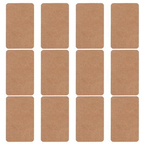 Lot De 100 Cartes D'étude En Papier Kraft Marron Pour Notes, Cartes De V?ux, Marque-Pages Et Mémos