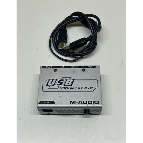 Interface MIDI USB M-Audio MIDISPORT 2x2 – bon état