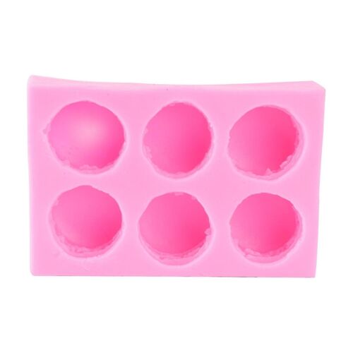 Moule À Macarons En Silicone À 6 Cavités Pour Pâtisserie Et Loisirs Créatifs, Antiadhésif, Écologique, 13,6 X 8,9 X 3 Cm
