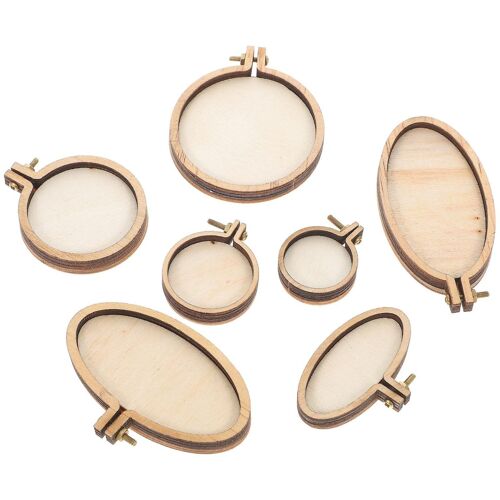 Mini Cerceaux À Broder ¿ Lot De 16 Pour Projets De Bricolage Et De Broderie ¿ Différentes Couleurs Disponibles