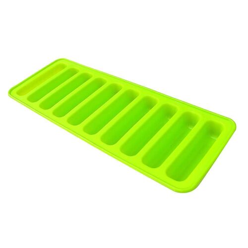Moule À Gâteau En Silicone Pour Biscuits, Tiramisu Et Cadeaux Diy - Vert, Qualité Alimentaire, 26 X 9,5 X 2,3 Cm