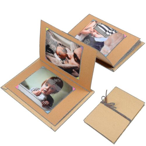 Album Photo Accordéon Diy ¿ Album Photo Vintage En Papier Kraft Pour Mariages, Remises De Diplômes, Anniversaires Et Plus Encore