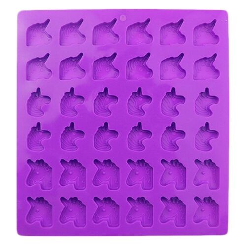 Bac À Glaçons En Silicone Pour La Fabrication De Glaces, De Chocolats, De Gelées Et De Bonbons - Couleurs Assorties, Design Durable