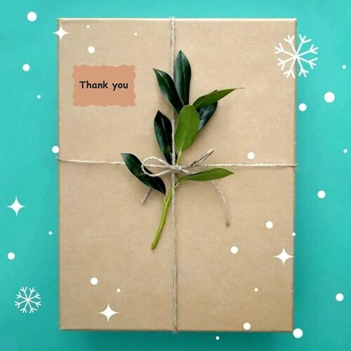 Étiquettes cadeaux en papier kraft - 150 étiquettes vierges, 2,95 x 1,6 pouces, idéales pour la personnalisation et l'étiquetage