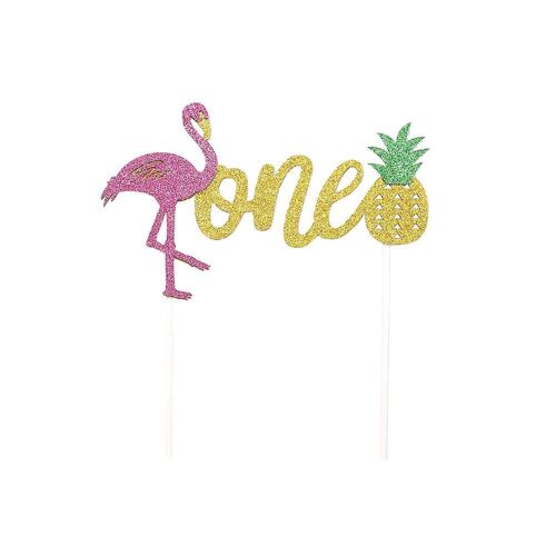 Décoration De Gâteau Dorée Pour Anniversaire, Baby Shower, Luau, Mariage ¿ Décoration Écologique, Faite À La Main Et Réutilisable