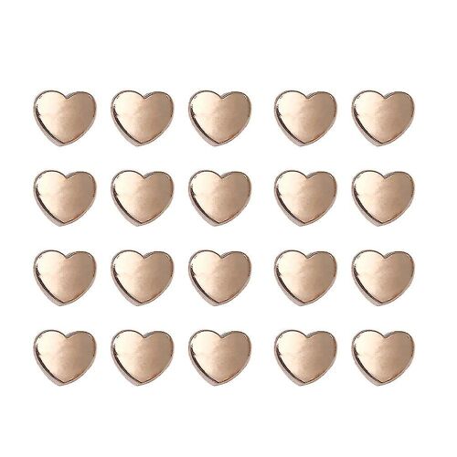 Boutons En Métal Or Rose ¿ Durables, Antirouille, 1,4 Cm, Lot De 50 Pour Vêtements Et Accessoires