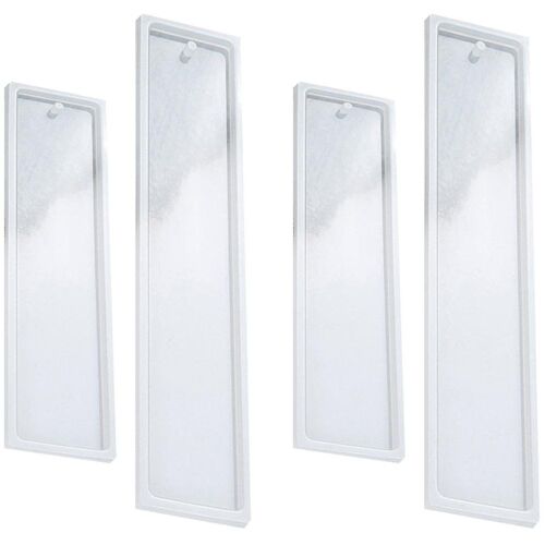 Lot De 4 Moules En Silicone Faits Main Pour La Fabrication De Marque-Pages, Porte-Clés Et Breloques - Durables Et Polyvalents