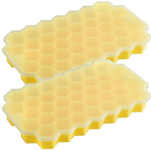 Moules À Glace En Forme De Nid D'abeille - Lot De 2, En Silicone De Qualité Alimentaire, Polyvalents Pour La Glace, Les Gâteaux, Les Chocolats Et Les Gelées