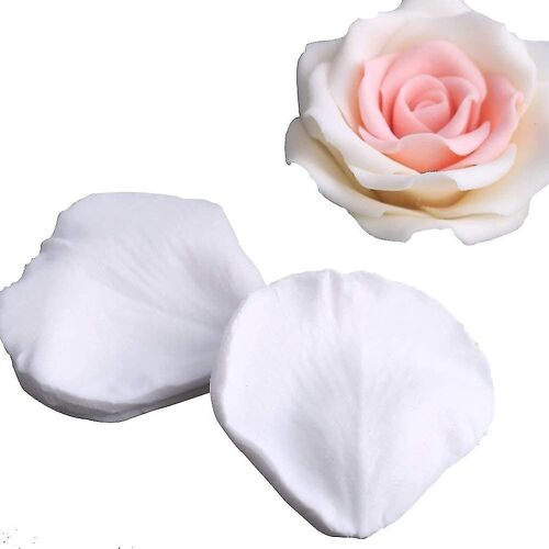 Moule En Silicone 3d En Forme De Pétale De Rose Pour Fondant, Chocolat, Pâtisserie Et Fabrication De Savon ¿ 7,1 X 6,9 X 1,5 Cm