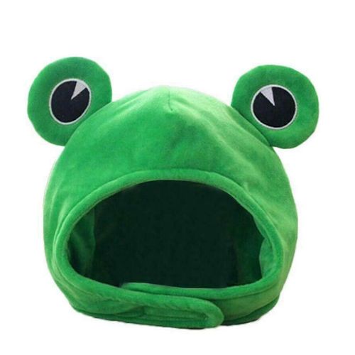 Dessin Animé Drôle Adorable Peluche - Chapeau de Grenouille Costume Habillage Chapeau