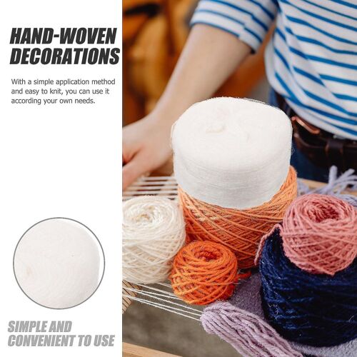 Fil À Tricoter Premium Diy ¿ Mohair, Laine, Acrylique ¿ Blanc ¿ Idéal Pour Pulls, Accessoires, Couvertures Pour Bébé